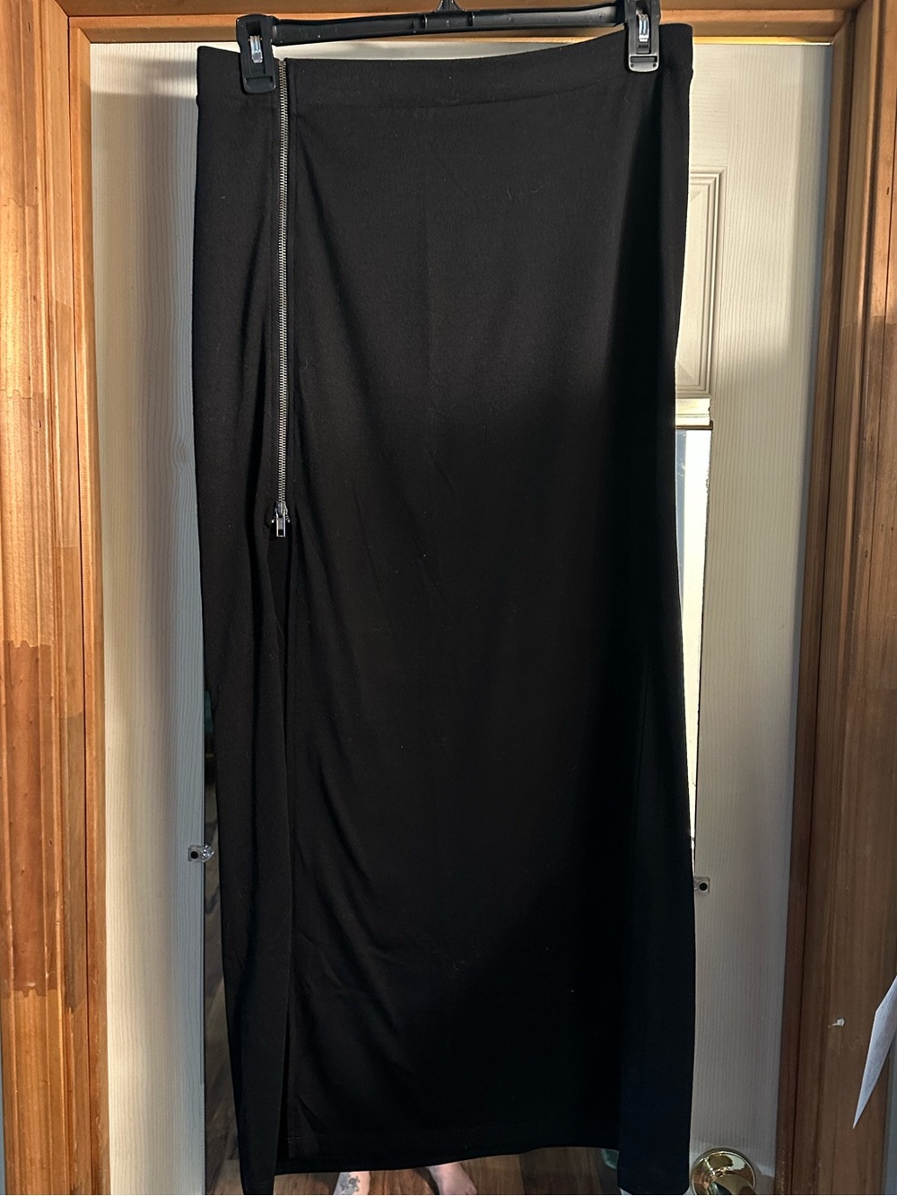Forever 21 Plus Black Zipper Skirt